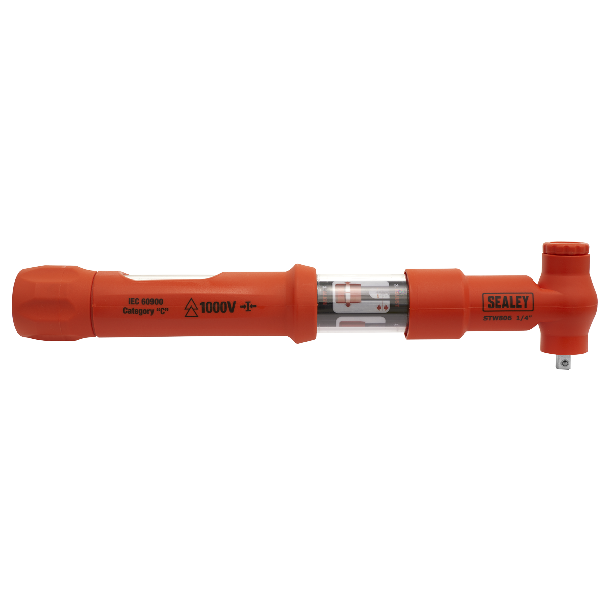 Sealey STW806 Premier Insulated Torque Wrench 1/4"Sq Drive 2-12Nm - additional view 5