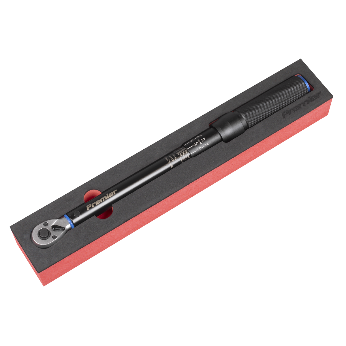 Sealey STW903B Torque Wrench Micrometer 3/8"Sq Drive Calibrated 20-120Nm - Premier Black - additional view 6