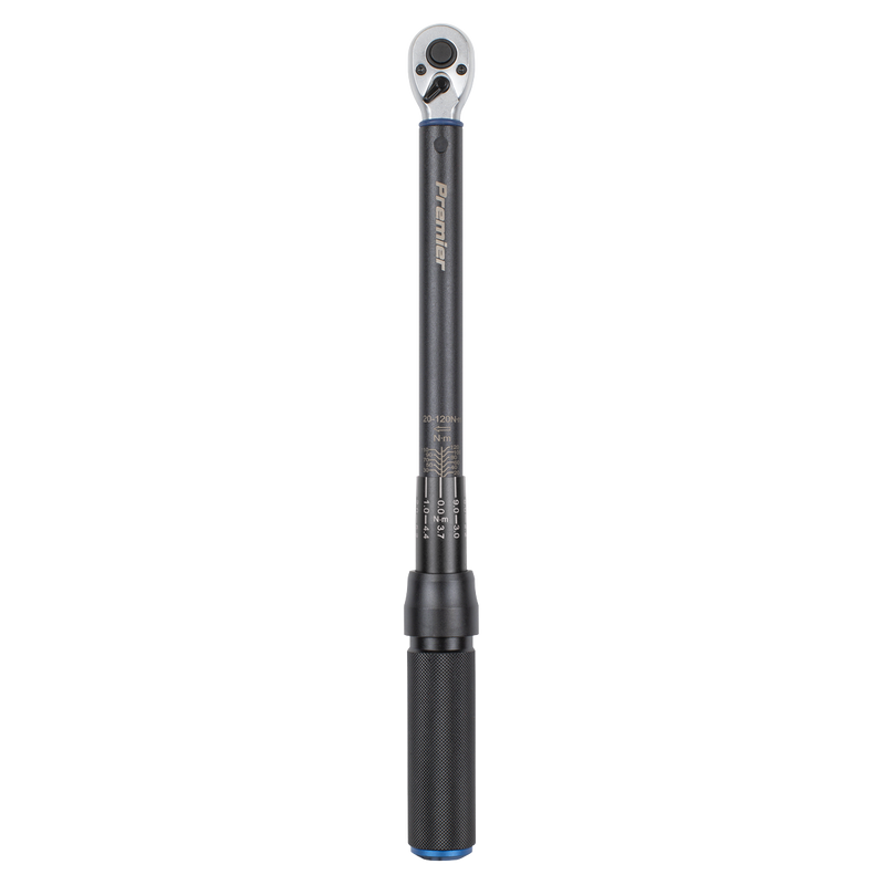 Sealey STW903B Torque Wrench Micrometer 3/8"Sq Drive Calibrated 20-120Nm - Premier Black - additional view 3