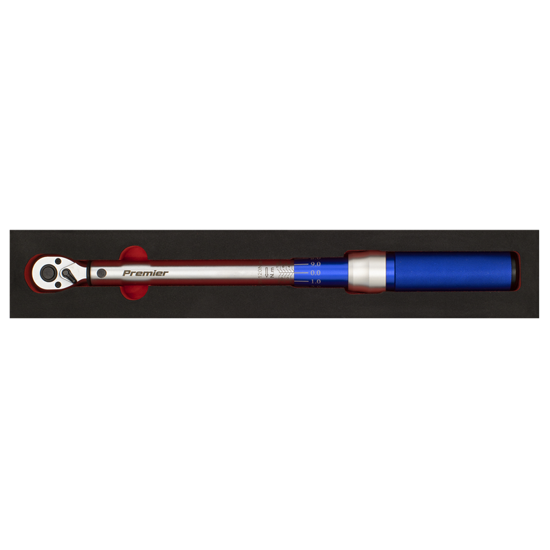 Sealey STW903 Premier Calibrated Micrometer Torque Wrench 3/8"Sq Drive 20-120Nm - additional view 3
