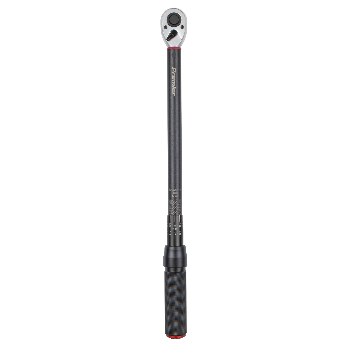 Sealey STW904B Torque Wrench Micrometer 1/2"Sq Drive Calibrated 40-220Nm - Premier Black - additional view 9