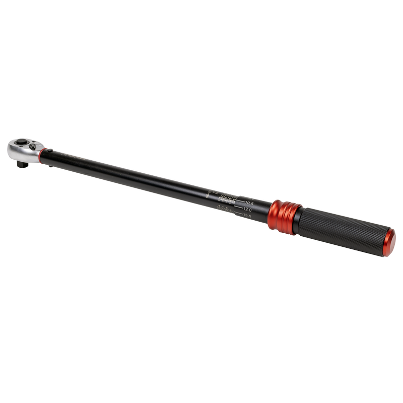 Sealey STW905B Premier Black Torque Wrench Micrometer 1/2"Sq Drive Calibrated 60-330Nm