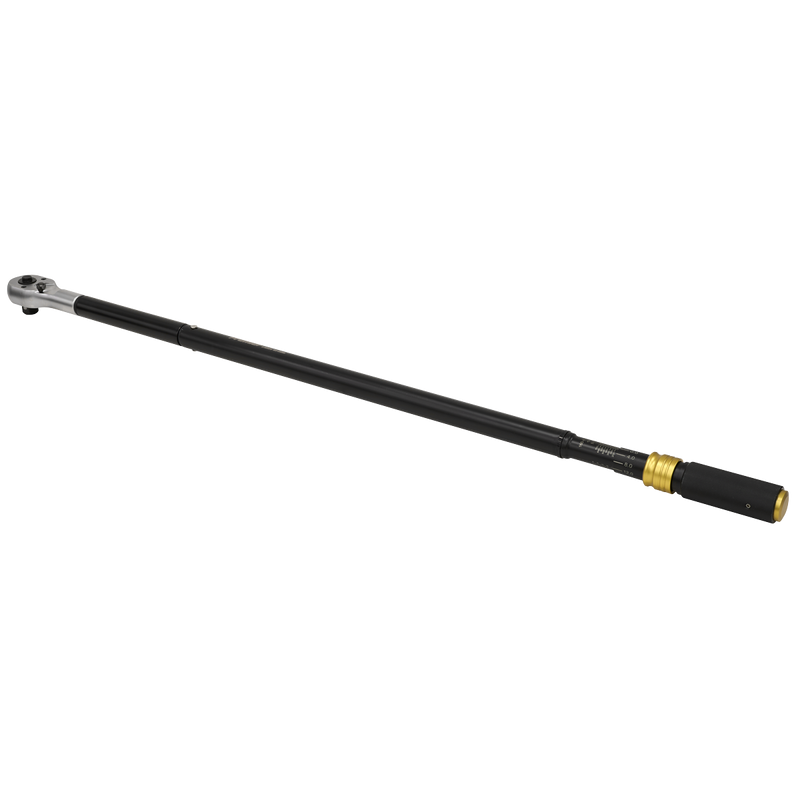 Sealey STW907B Premier Black Torque Wrench Micrometer 3/4"Sq Drive Calibrated 160-800Nm
