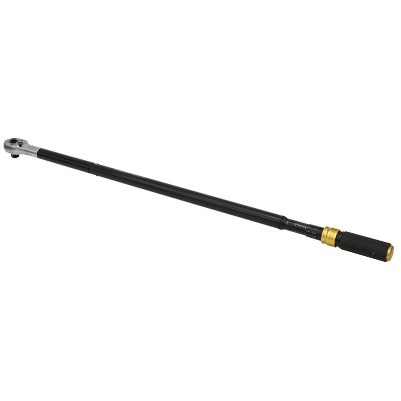 Sealey STW908B Premier Black Torque Wrench Micrometer 3/4"Sq Drive Calibrated 200-1000Nm