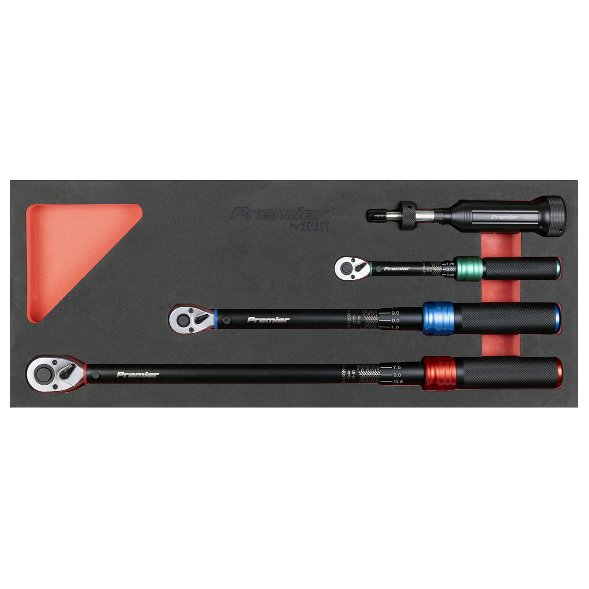 Sealey STW909SETB Premier Black Torque Wrench Micrometer & Torque Screwdriver Set 4pc - additional view 3