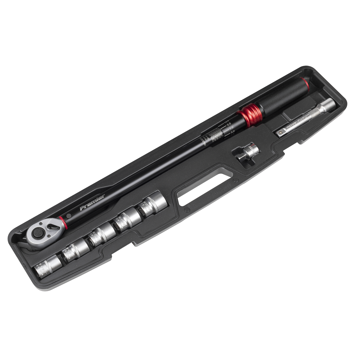 Sealey STW915B Premier Black Torque Wrench Set 1/2"Sq Drive 60-330Nm 8pc - additional view 7