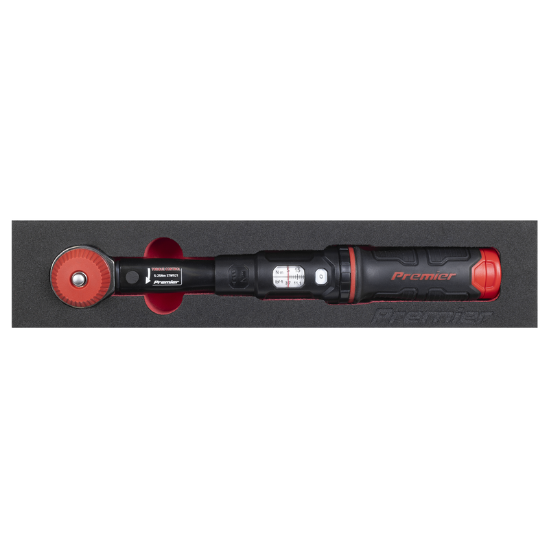 Sealey STW921 Premier Black Calibrated Micrometer Torque Wrench with 1/4"Sq Push-Through Drive 5-25Nm - additional view 6