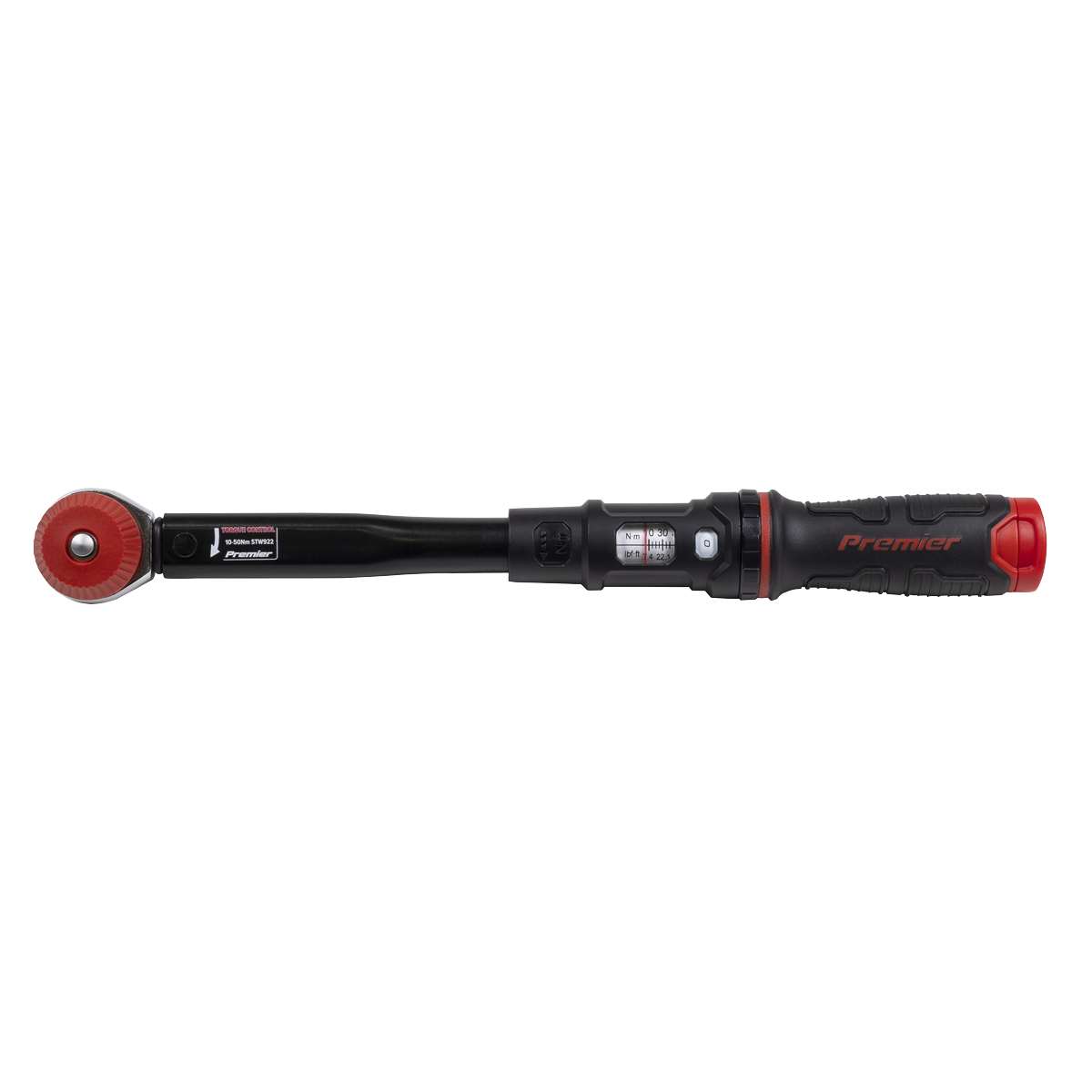 Sealey STW922 Premier Black Calibrated Micrometer Torque Wrench with 3/8"Sq Push-Through Drive 10-50Nm - additional view 5