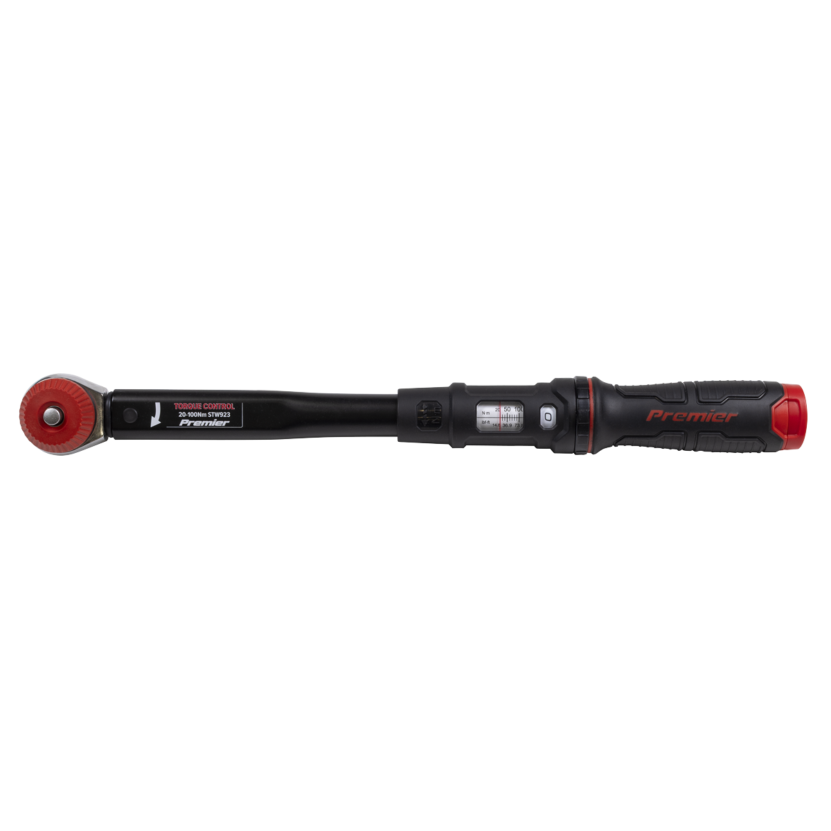 Sealey STW923 Premier Black Calibrated Micrometer Torque Wrench with 3/8"Sq Push-Through Drive 20-100Nm - additional view 6
