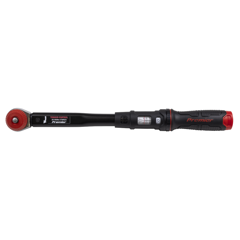 Sealey STW923 Premier Black Calibrated Micrometer Torque Wrench with 3/8"Sq Push-Through Drive 20-100Nm - additional view 6