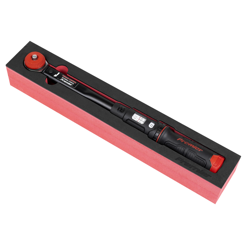 Sealey STW923 Premier Black Calibrated Micrometer Torque Wrench with 3/8"Sq Push-Through Drive 20-100Nm - additional view 2