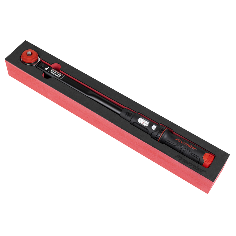 Sealey STW924 Premier Black Calibrated Micrometer Torque Wrench with 1/2"Sq Push-Through Drive 40-200Nm - additional view 2