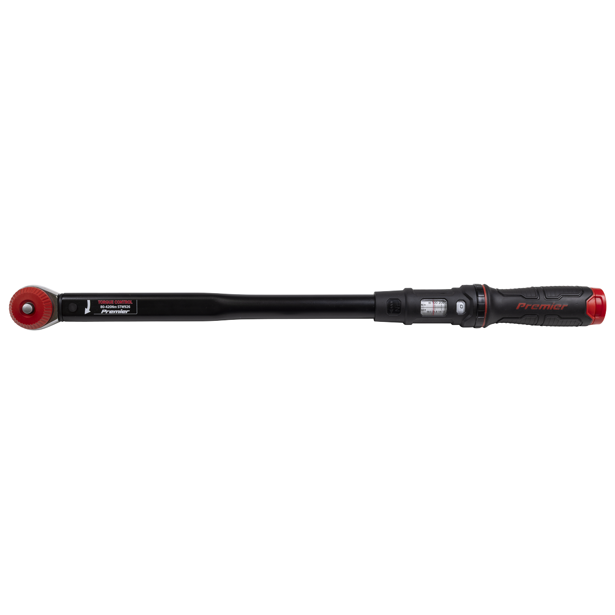Sealey STW926 Premier Black Calibrated Micrometer Torque Wrench with 1/2"Sq Push-Through Drive 80-420Nm - additional view 6