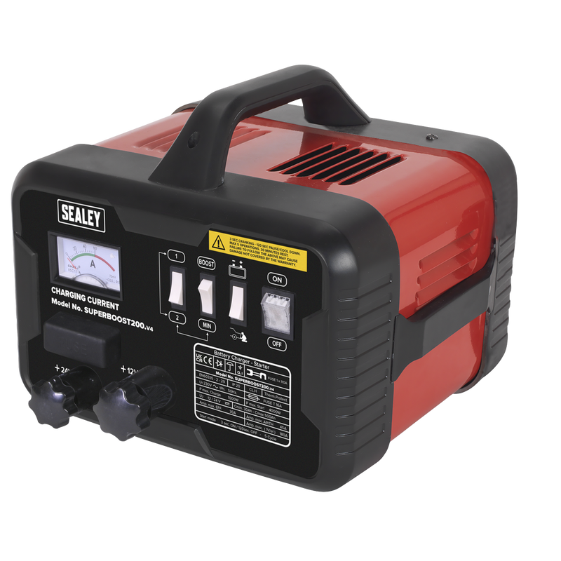 Sealey SUPERBOOST200 12/24V Starter/Charger 200/45A 230V