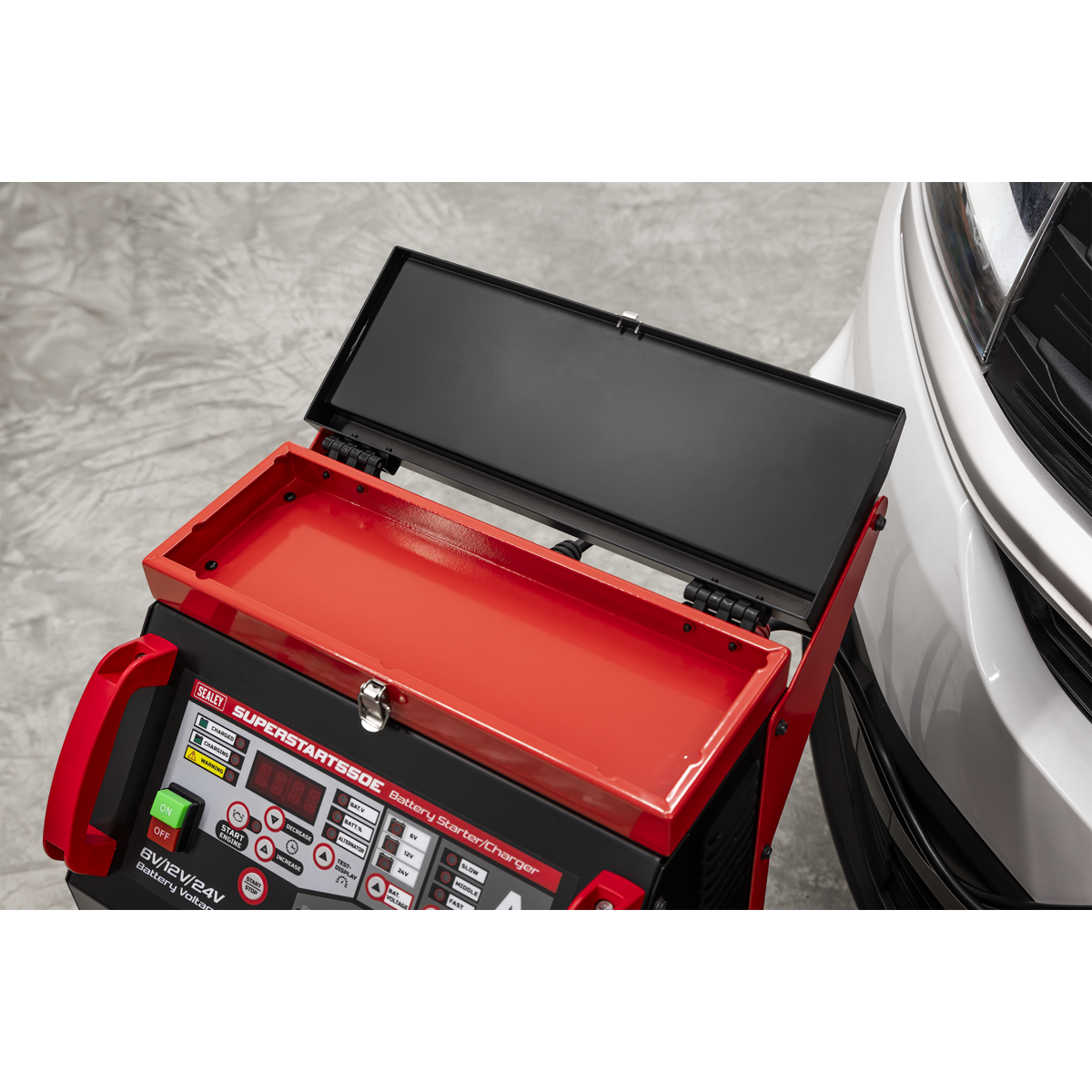 Sealey SUPERSTART550E 6/12/24V Battery Starter/Charger 550A - additional view 6