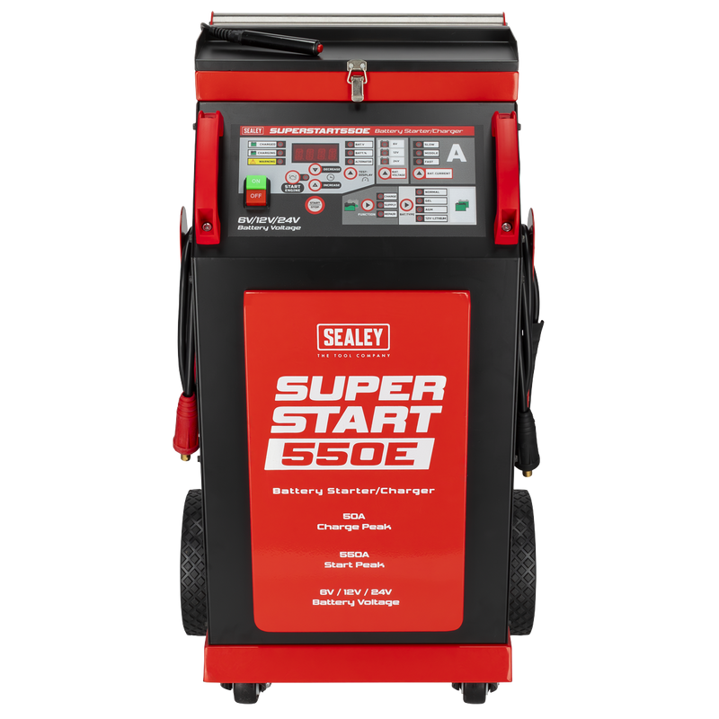 Sealey SUPERSTART550E 6/12/24V Battery Starter/Charger 550A - additional view 7