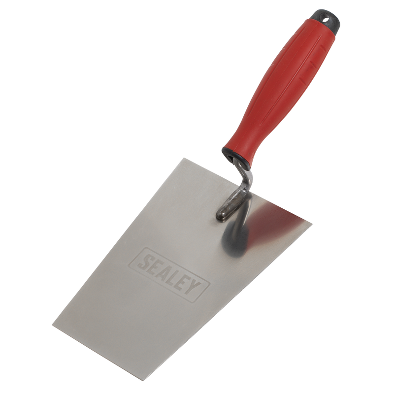 Sealey T1204 Stainless Steel Bucket Trowel with Rubber Handle 180mm - additional view 6