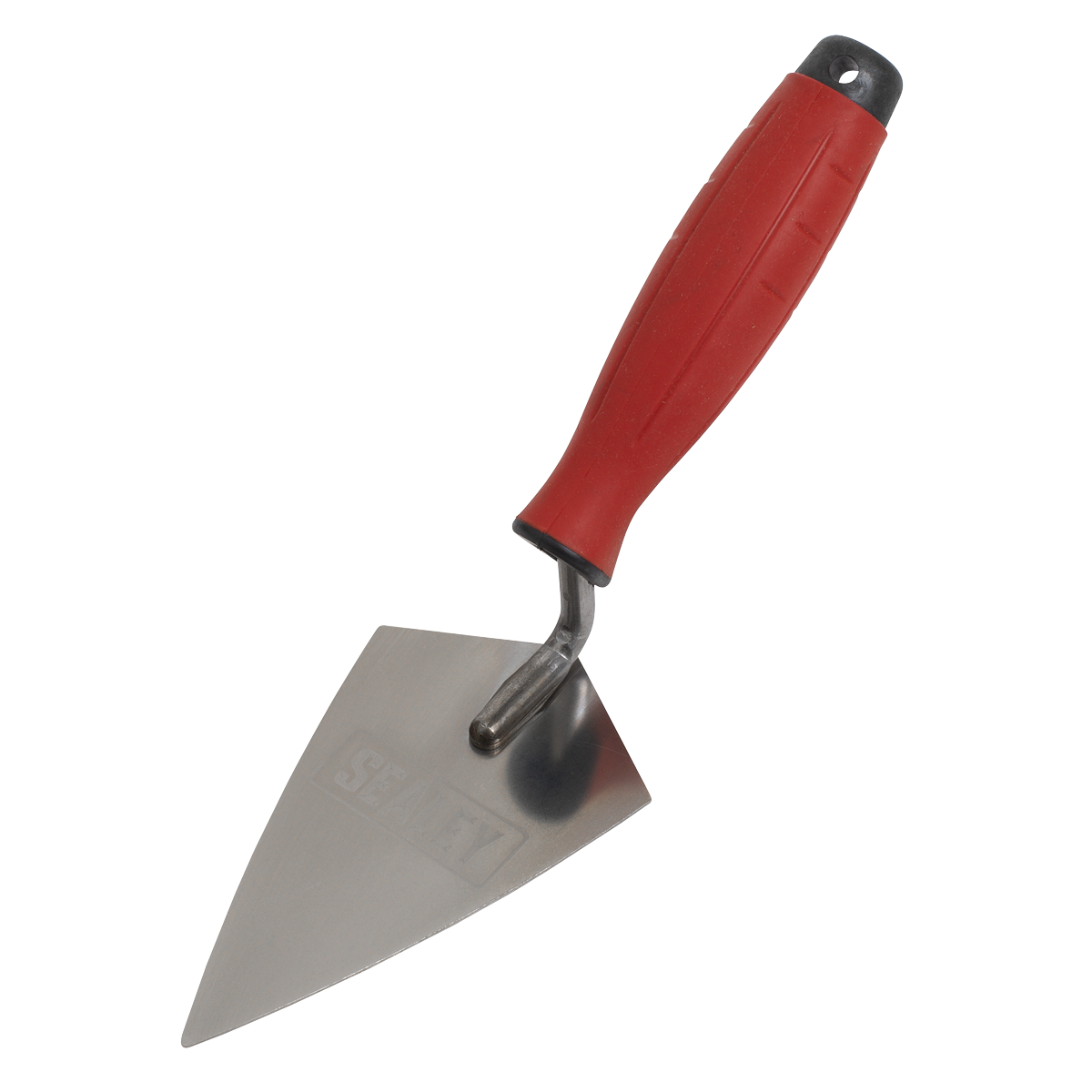 Sealey T1222 Stainless Steel Sharp Pointing Trowel with Rubber Handle 140mm - additional view 4