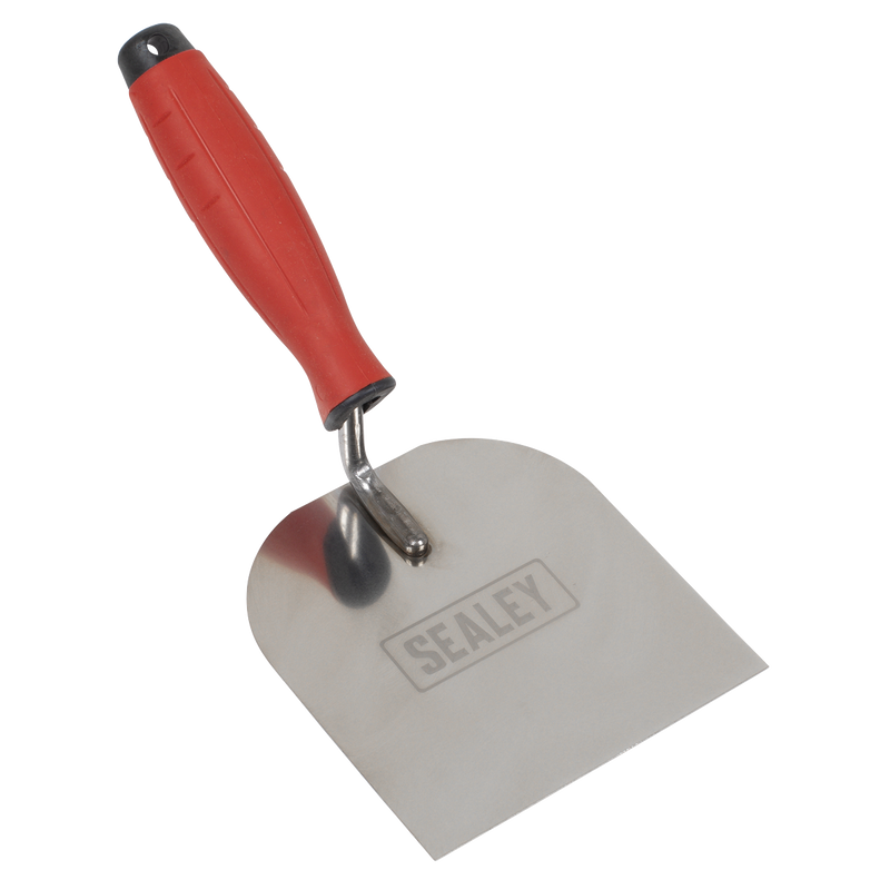 Sealey T1706 Stainless Steel Margin Trowel with Rubber Handle 120mm