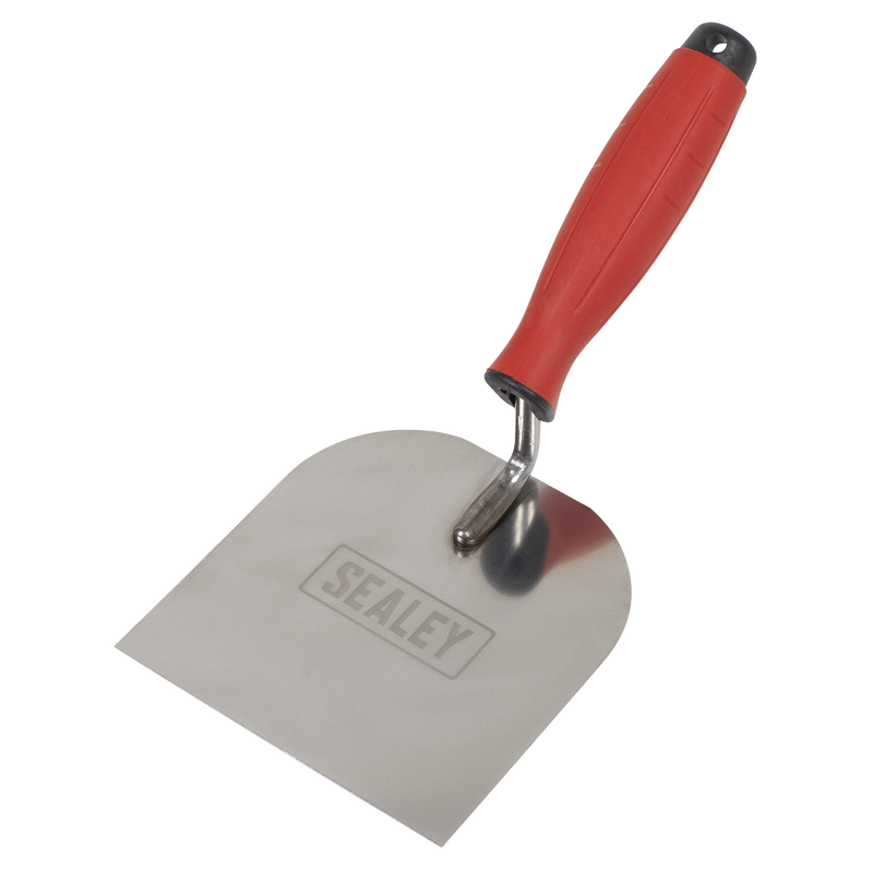 Sealey T1706 Stainless Steel Margin Trowel with Rubber Handle 120mm - additional view 2