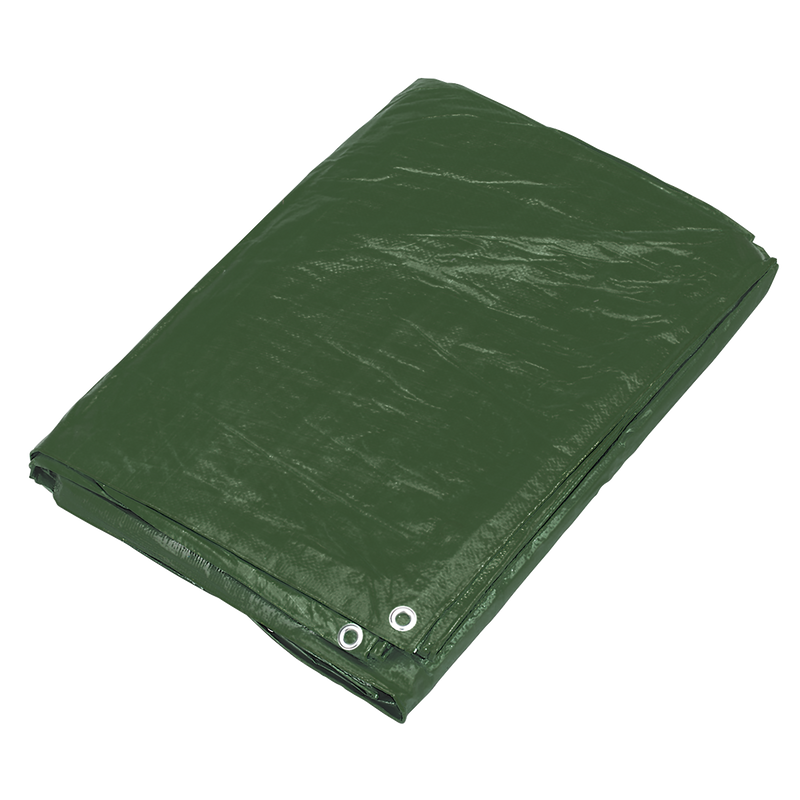 Sealey TARP1824G Tarpaulin 5.49 x 7.32m - Green - additional view 2