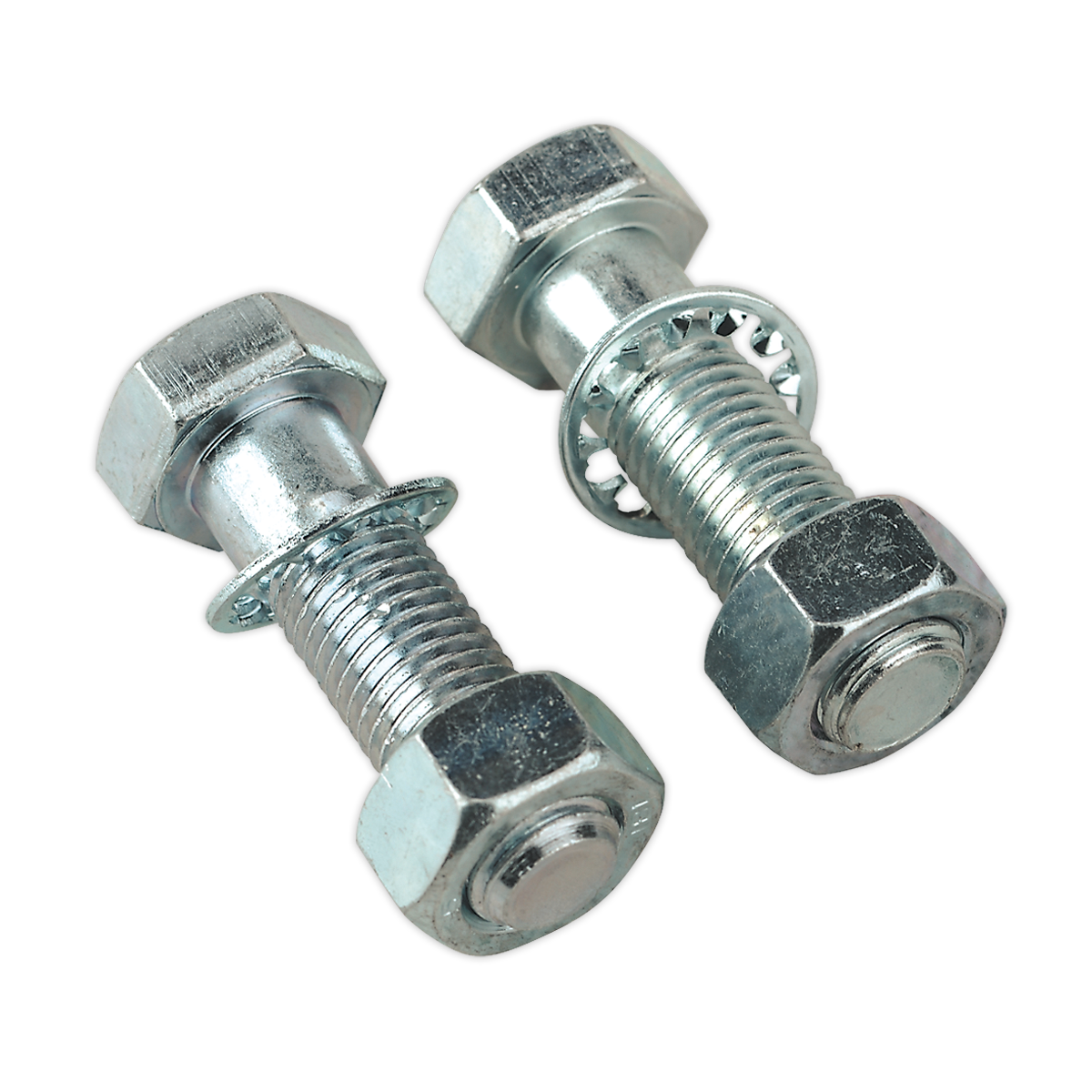 Sealey TB27 Tow-Ball Bolts & Nuts M16 x 55mm - Pack of 2