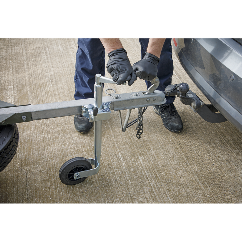 Sealey TB371 Jockey Wheel & Clamp 35mm - 150mm Solid Wheel - additional view 4