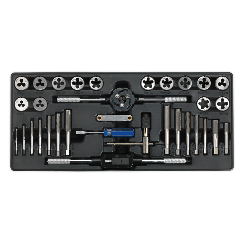 Sealey TBT26 Premier Tap & Die Set with Tool Tray 33pc
