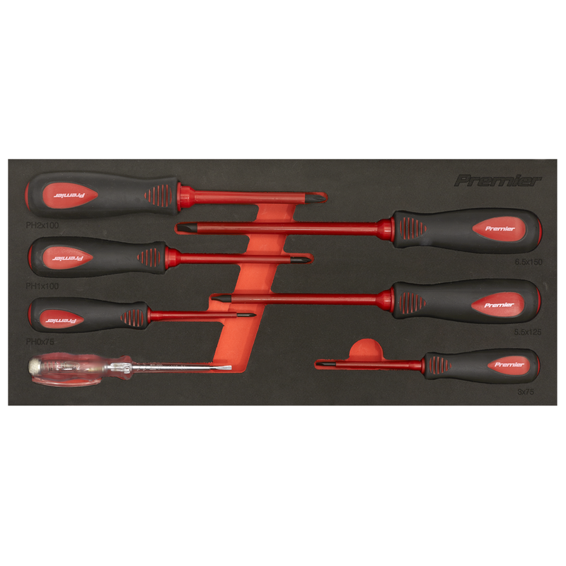 Sealey TBTE04 Premier Insulated Screwdriver Set 7pc - VDE Approved - additional view 8
