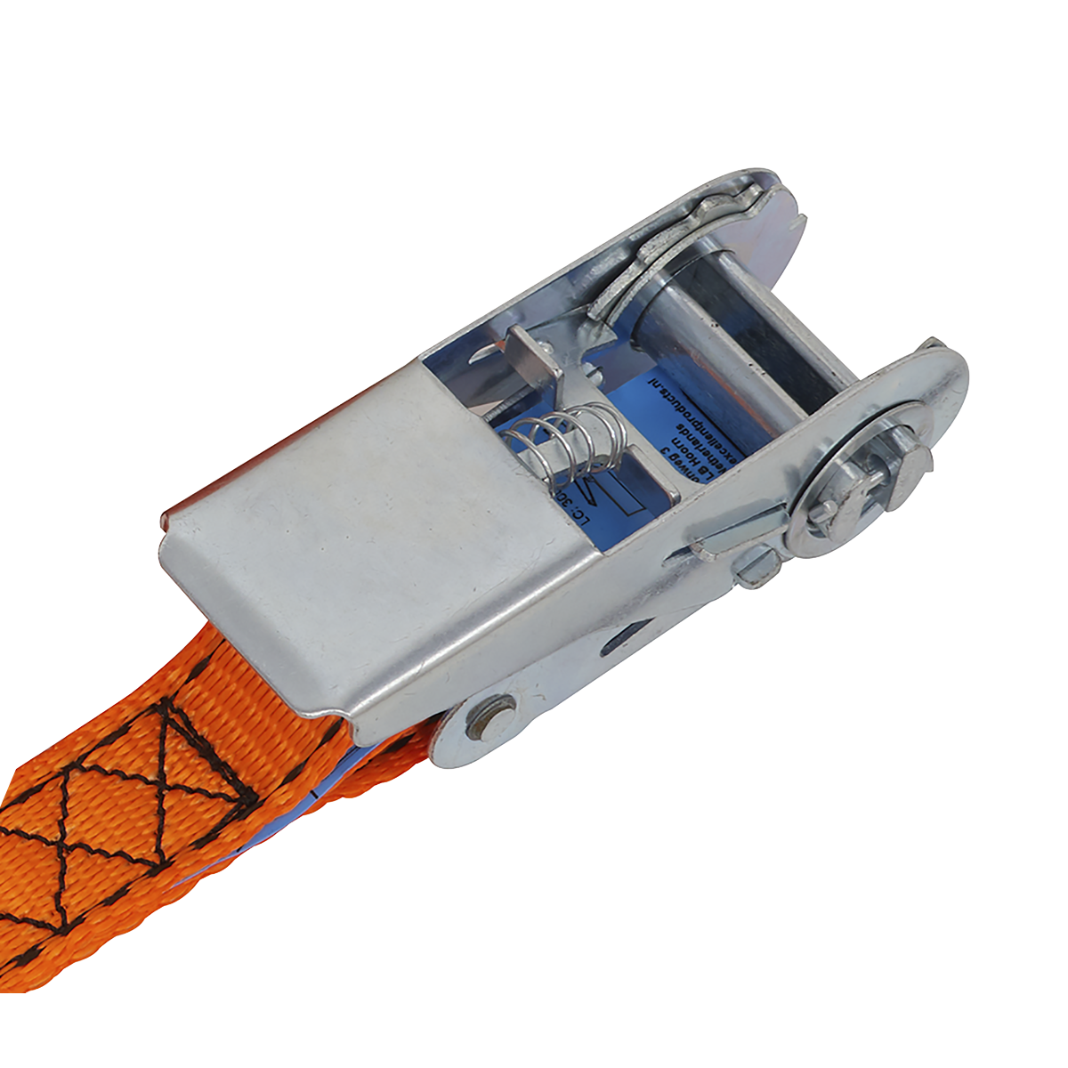 Sealey TD0635S Ratchet Strap Polyester Webbing S-Hook with Corner Protector 25mm x 5m 600kg Breaking - additional view 6