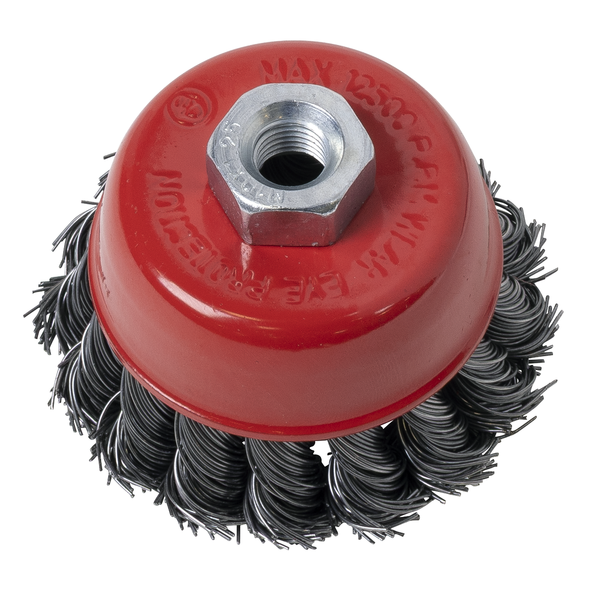 Sealey TKCB652 65mm Twist Knot Wire Cup Brush M10 x 1.25mm