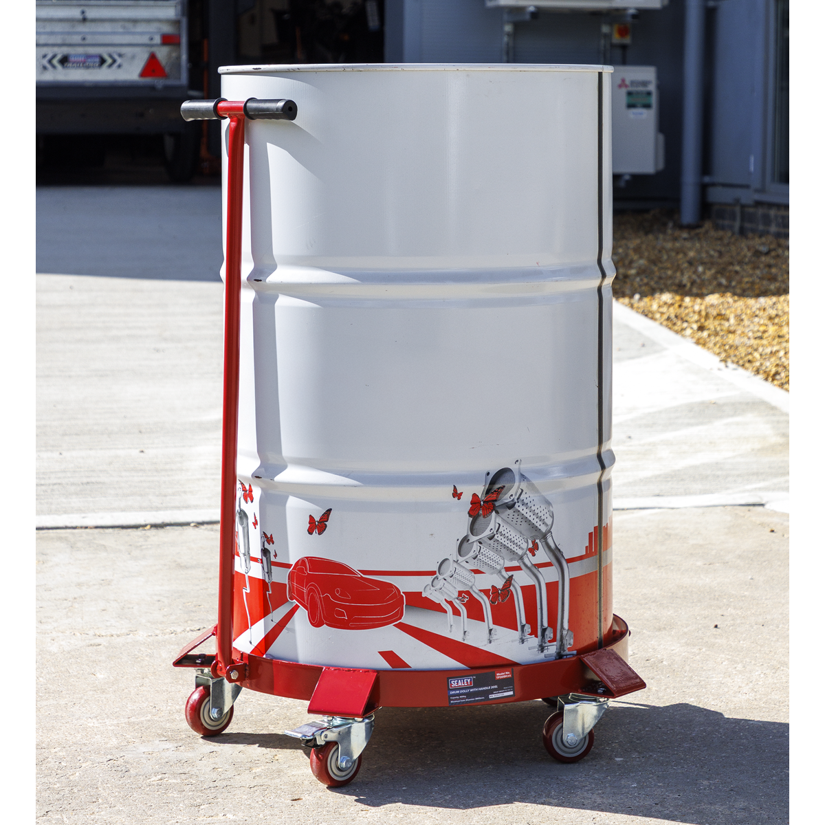Sealey TP205H Drum Dolly with Handle 205L - additional view 5