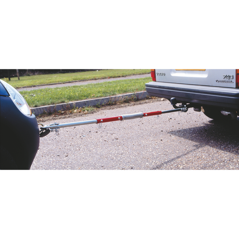 Sealey TPK2522 Tow Pole with Shock Spring 2000kg Rolling Load Capacity - additional view 3