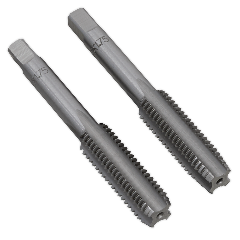 Sealey TSM12 Taper & Plug Tap Set M12 x 1.75mm 2pc