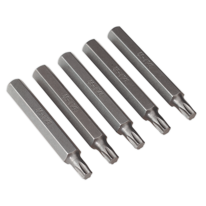 Sealey TX40L5 Premier Long TRX-Star* Bit T40 - Pack of 5
