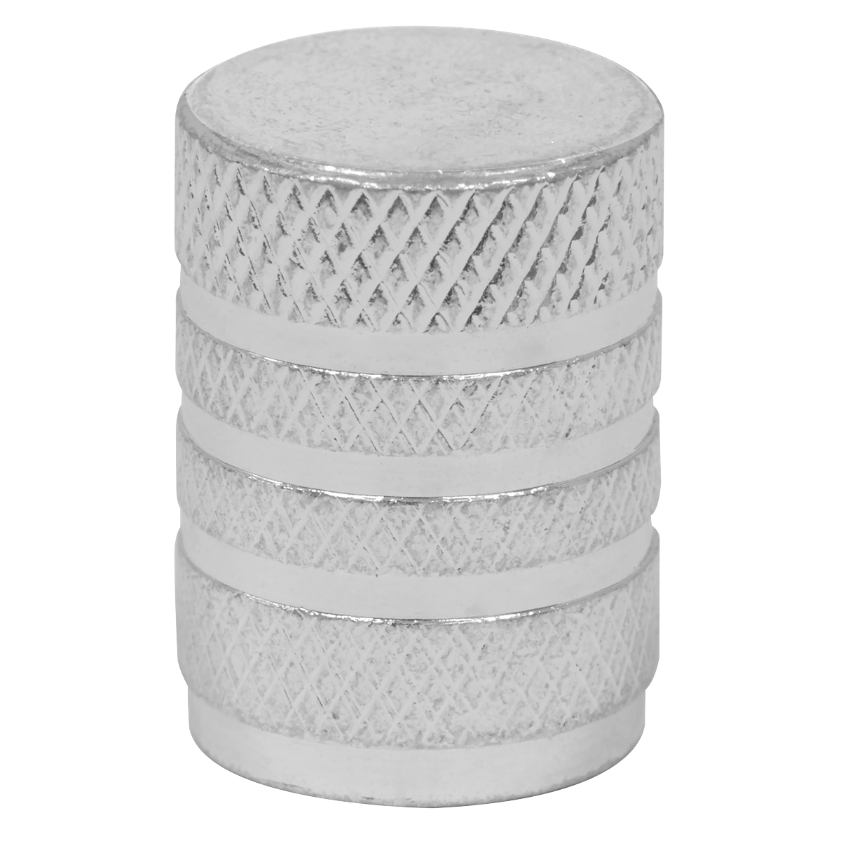 Sealey VCA4 Aluminium Valve Cap 4pc - Silver Anodised - additional view 3