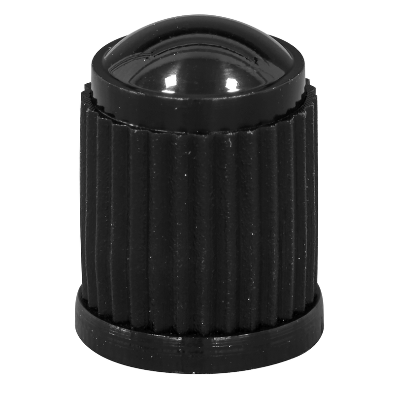 Sealey VCP4 Plastic Valve Caps 4pc - Black - additional view 3