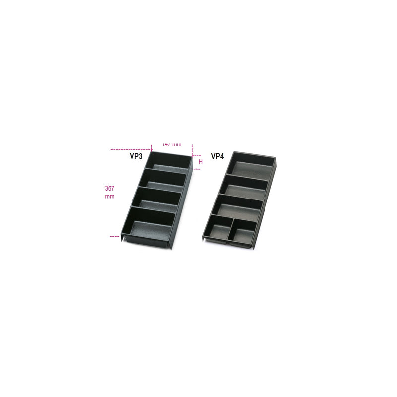 Beta ABS Thermoformed Tray With Tote Tray For Tool Chests, Roller Cabs And Trolleys - C38C - VP3