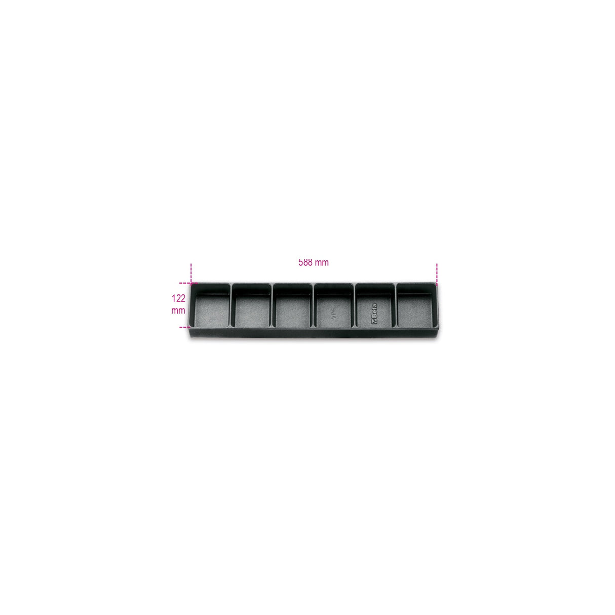 Beta Abs Thermoformed Tray With 6 Tote Trays - VP6