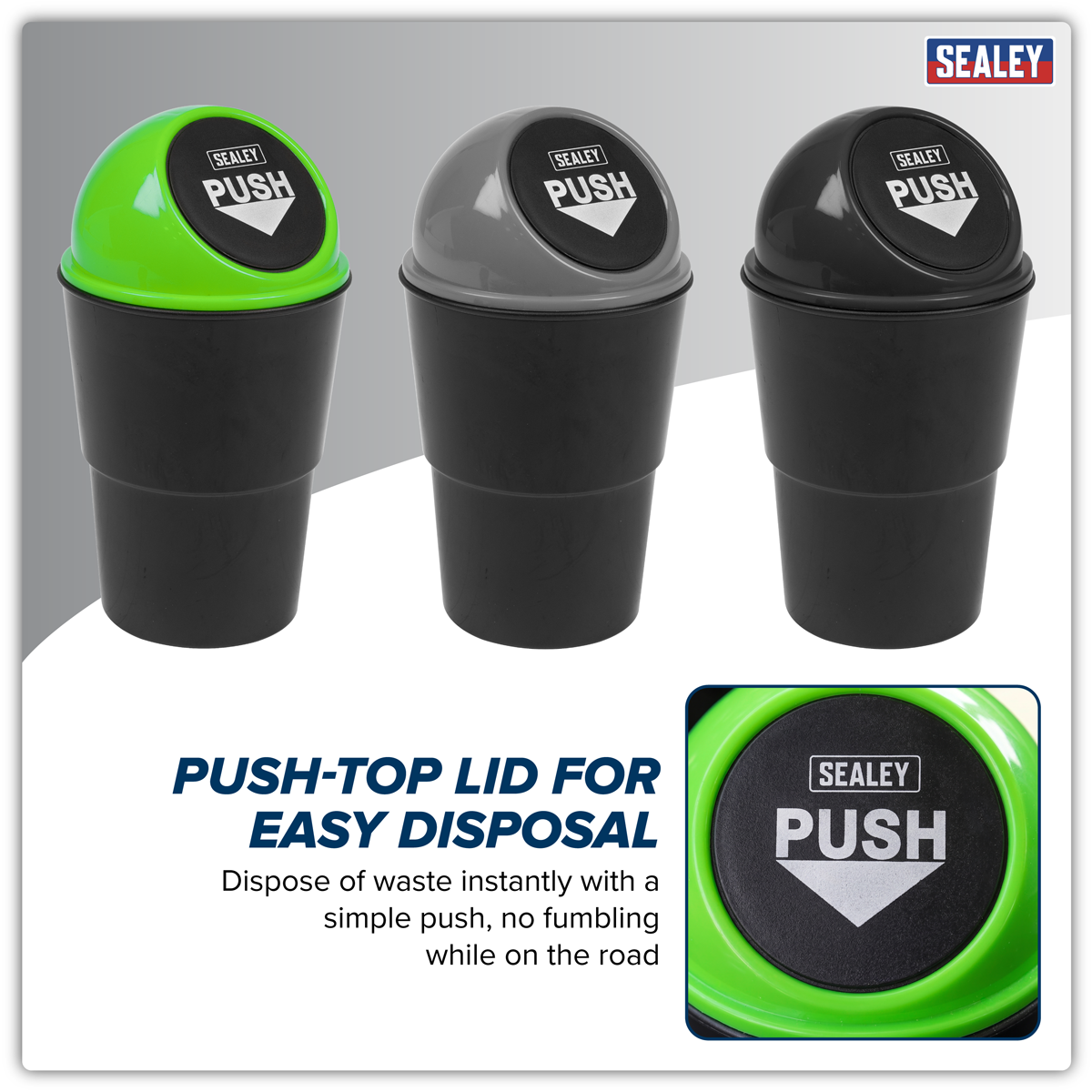 Sealey VS09 Vehicle Cup Holder Bin - Display Box of 9 - additional view 5