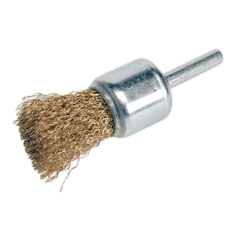 Sealey VS1803 Flat Top Crimped Wire Decarbonising Brush 25mm