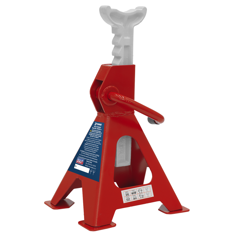 Sealey VS2002 Ratchet Type Axle Stands (Pair) 2 Tonne Capacity per Stand - additional view 4