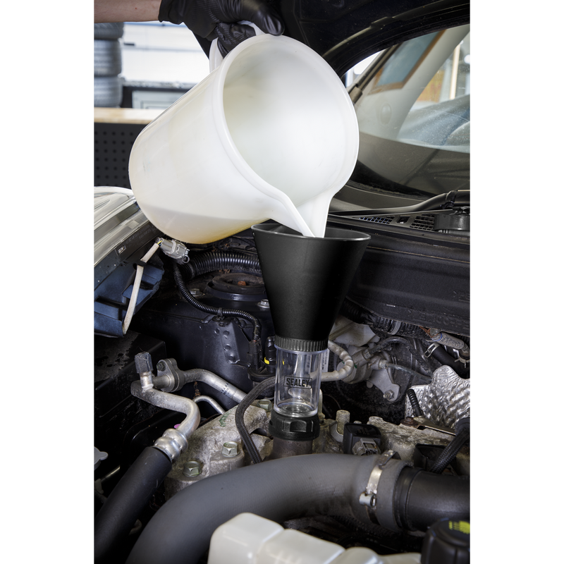 Sealey VS7104 Engine Oil Funnel Set 3pc - Renault/Nissan - additional view 4