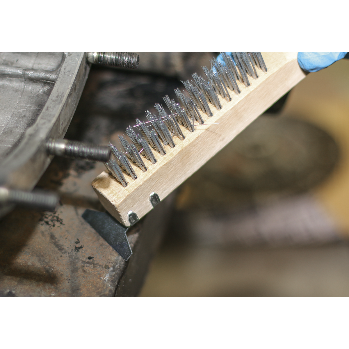 Sealey WB03 Wire Brush with Steel Fill & Scraper 260mm - additional view 3