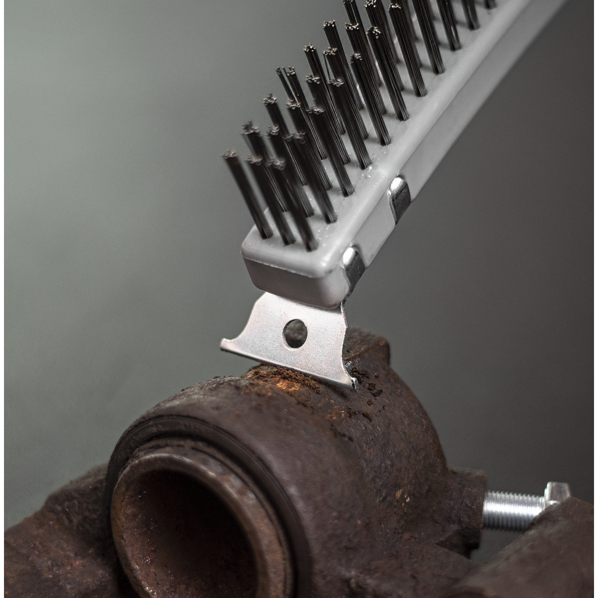 Sealey WB105 Wire Brush with Stainless Steel Fill & Scraper - additional view 2