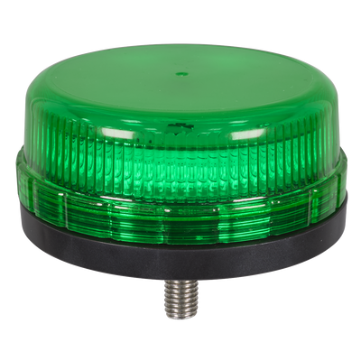 Sealey WB45LEDG SMD LED Rotating Flashing Warning Beacon with 12mm Bolt Fixing - Green 12/24V