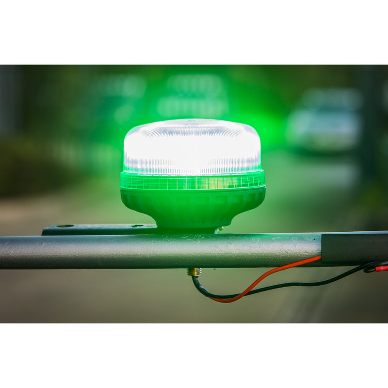 Sealey WB951LEDG Warning Beacon with 12mm Bolt Fixing 36W SMD LED 12/24V - Green - additional view 5