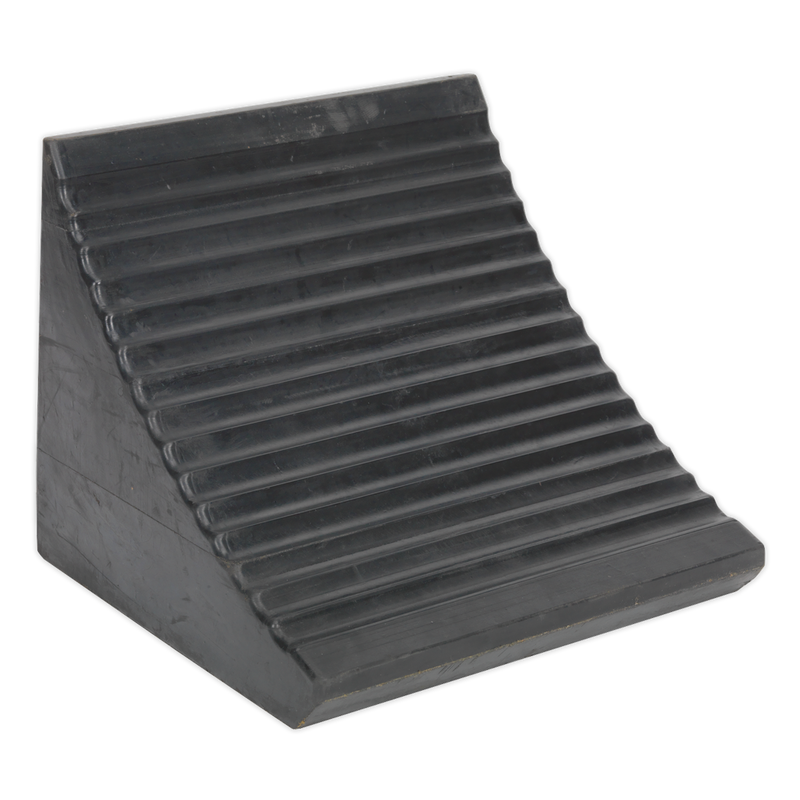 Sealey WC12 Heavy-Duty Rubber Wheel Chock - Single