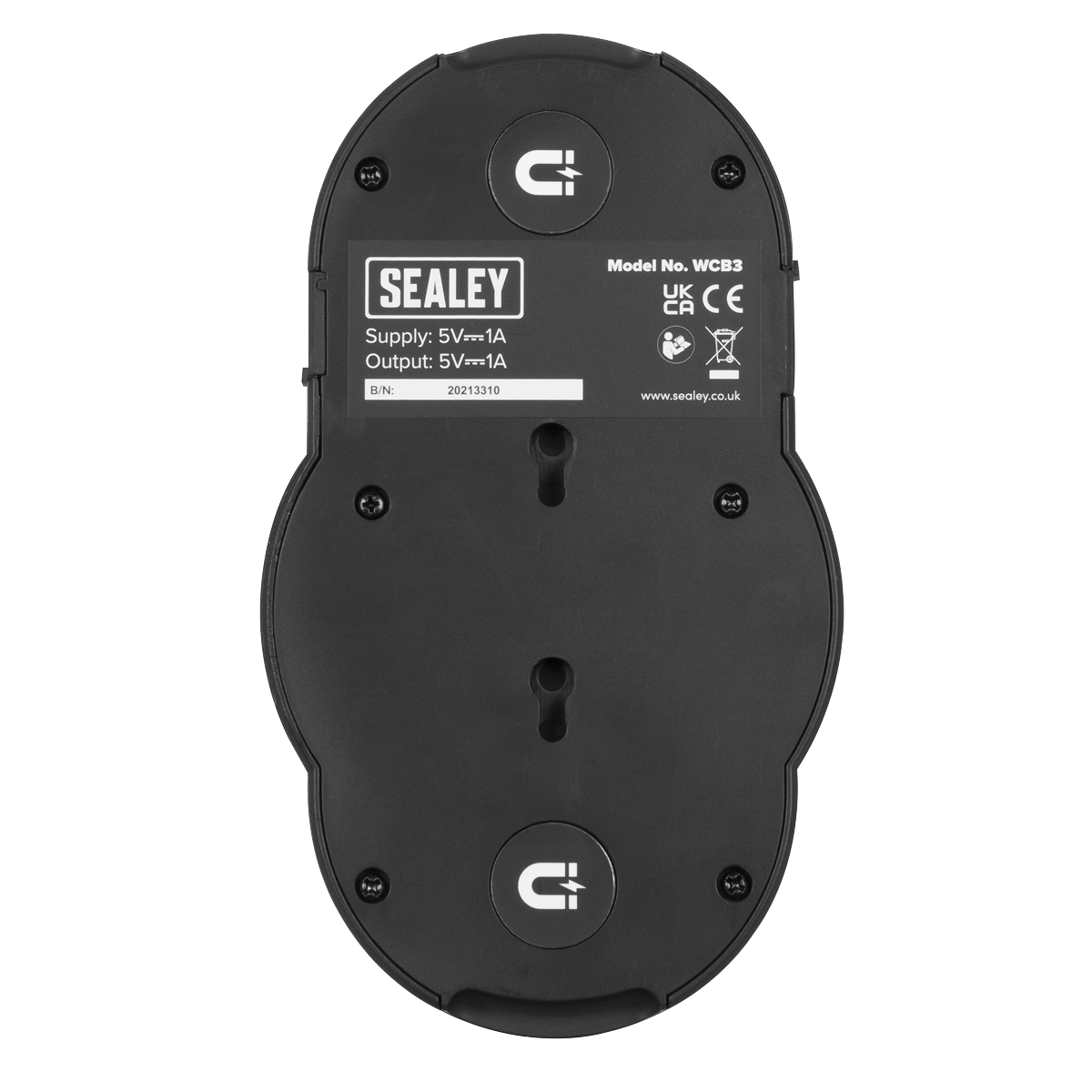Sealey WCB3 Wireless Charging Base Single 5V⎓1A - additional view 5