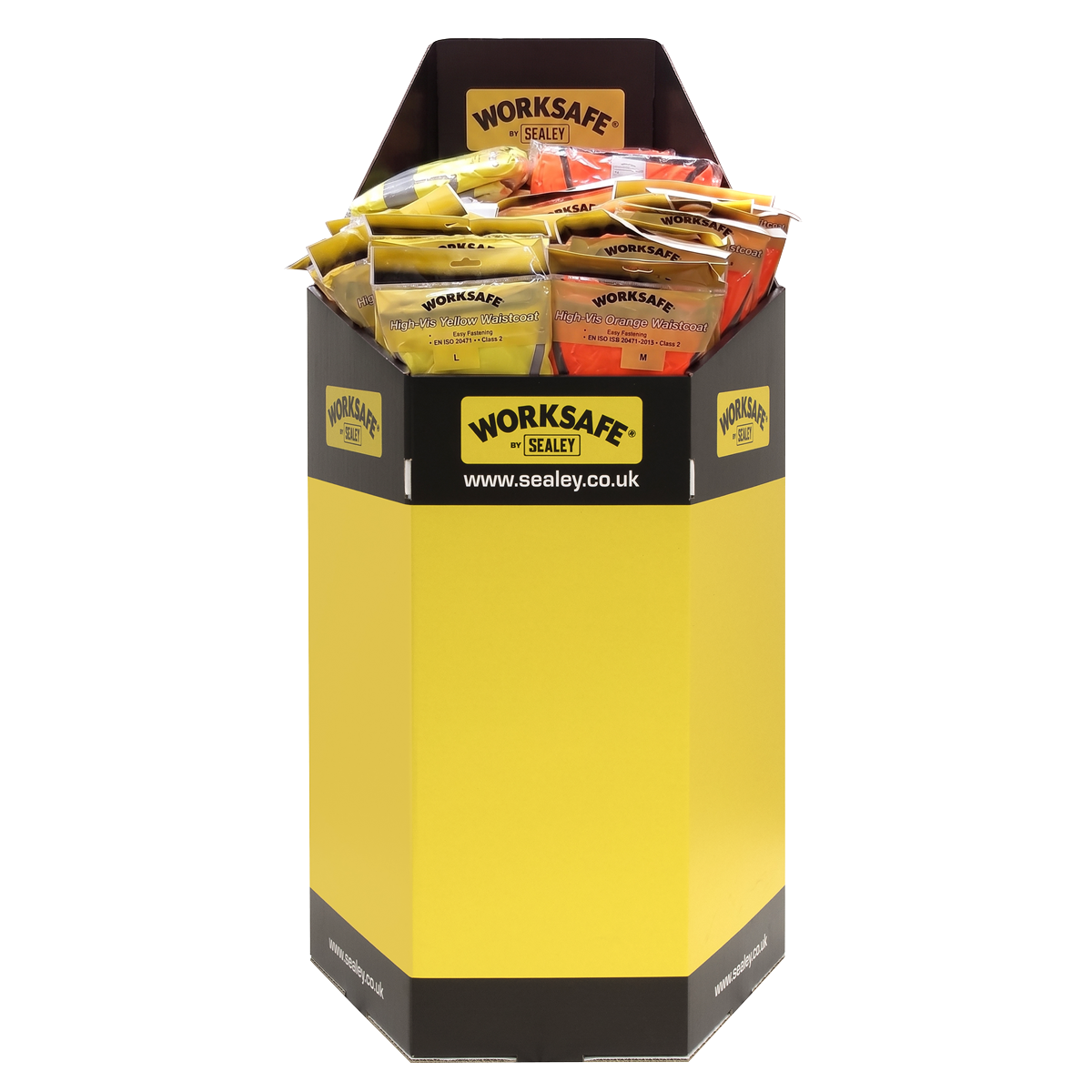 Sealey WDBHV1 Worksafe® Dump Bin - Hi-Vis Waistcoats